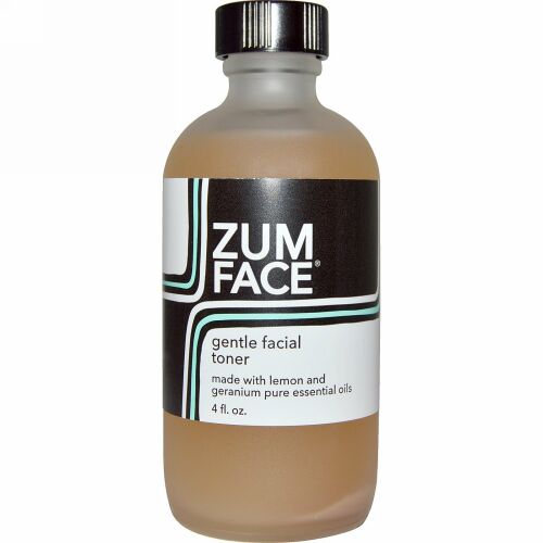 Indigo Wild, ザムフェース、ジェントルフェイシャルトーナー、レモンとゼラニウム、4 fl oz