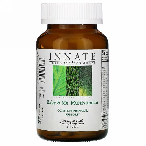 Innate Response Formulas, Baby & Me（ベビーアンドミー）マルチビタミン、60粒