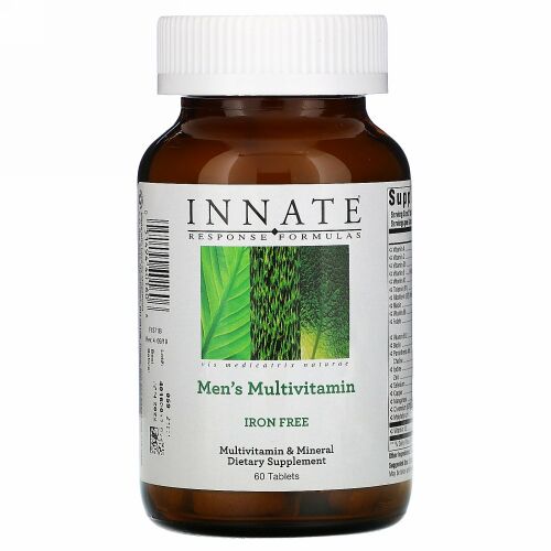 Innate Response Formulas, 男性用マルチビタミン、鉄分不使用、60粒
