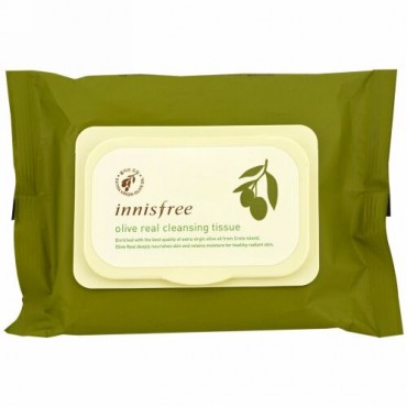 Innisfree, オリーブ リアルクレンジングティシュー、 30 シーツ、 (150 g) (Discontinued Item)