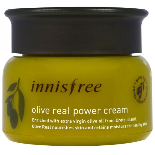 Innisfree, オリーブ リアルパワー クリーム、 1.7 oz (50 ml) (Discontinued Item)