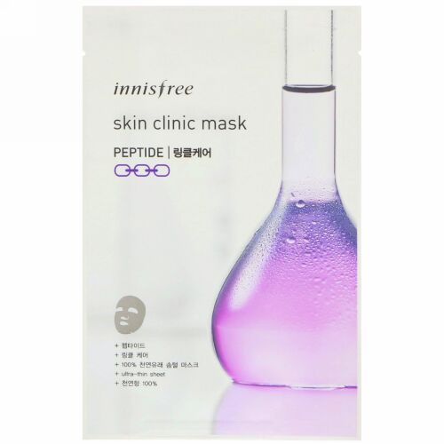 Innisfree, スキンクリニックマスク、ペプチド、1枚 (Discontinued Item)