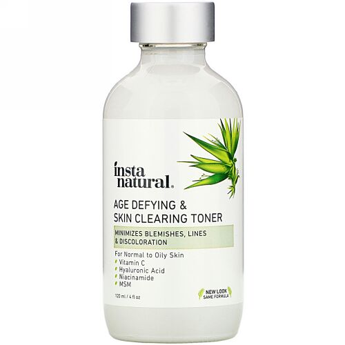 InstaNatural, エイジングケア＆整肌化粧水、120ml（4液量オンス）