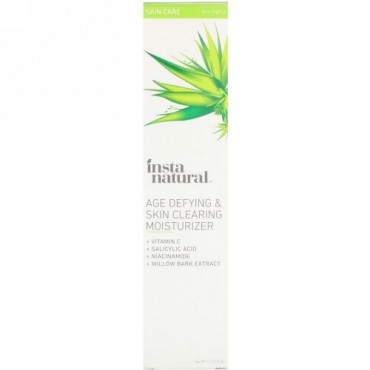 InstaNatural, Age Defying & Skin Clearing Moisturizer, Anti-Aging, 1.5 fl oz (44 ml) (Discontinued Item)