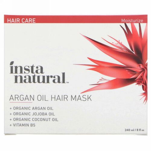 InstaNatural, Argan Oil Hair Mask, 8 fl oz (240 ml) (Discontinued Item)
