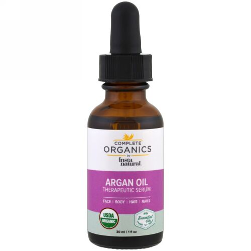 InstaNatural, Complete Organics Argan Oil Therapeutic Serum, 1 fl oz (30 ml) (Discontinued Item)