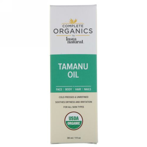 InstaNatural, コンプリートオーガニック, タマヌオイル, 1液量オンス (30 ml) (Discontinued Item)
