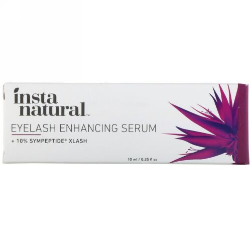 InstaNatural, アイラッシュエンハンシングセラム、0.35液量オンス (10 ml) (Discontinued Item)