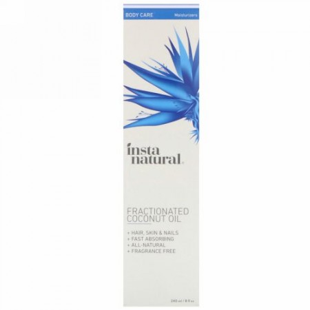 InstaNatural, 微細化ココナッツオイル、バス&ビューティー用スキンケアフォーミュラ、240ml（8 fl oz） (Discontinued Item)