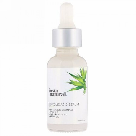 InstaNatural, Glycolic Acid Serum, Anti-Aging, 1 fl oz (30 ml)