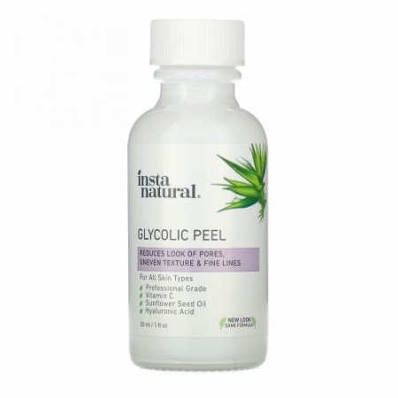 InstaNatural, グリコーリックピール、1液量オンス（30 ml）