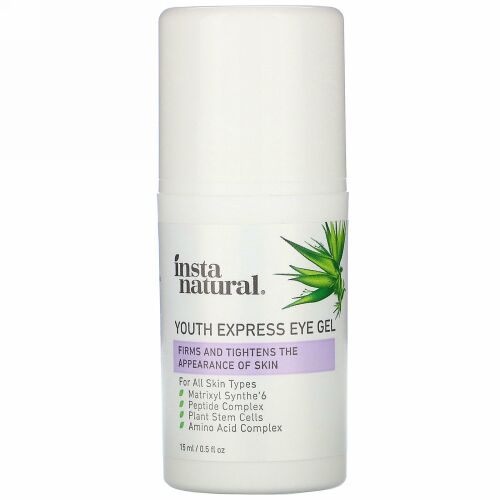 InstaNatural, Youth Restoring, Youth Express Eye Gel, 0.5 fl oz (15 ml)