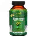 Irwin Naturals, Biotin-6000 with Bamboo Extract, 60 Liquid Soft-Gels