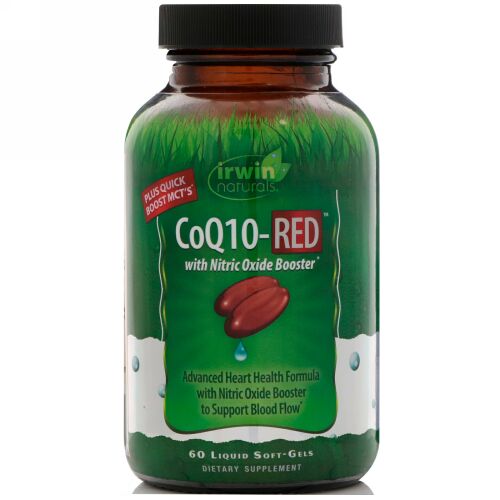 Irwin Naturals, コエンザイムQ10-レッド、 液体ソフトジェル60錠 (Discontinued Item)