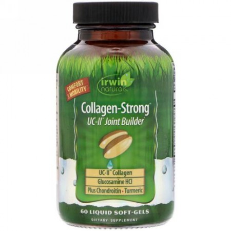 Irwin Naturals, コラーゲン-ストロング、液体ソフトジェル60粒 (Discontinued Item)
