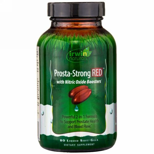 Irwin Naturals, Prosta-Strong RED, 80液体ソフトジェル