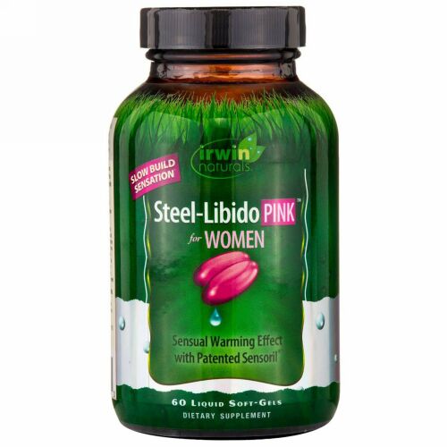 Irwin Naturals, スチールリビドー、 ピンク、 女性用、 60液体ソフトジェル