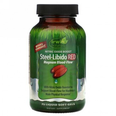 Irwin Naturals, スティールリビドレッド、 75液体ソフトジェル