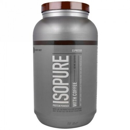 Isopure, コーヒー、エスプレッソ入りタンパクパウダー、3ポンド（1361g）