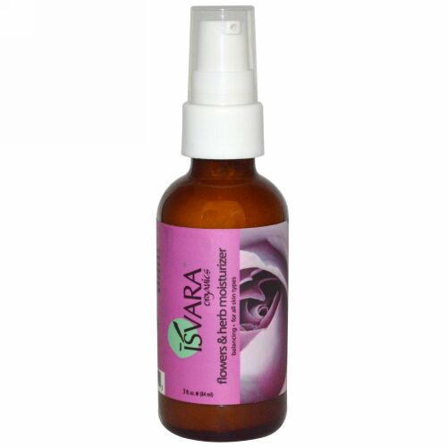 Isvara Organics, Flowers & Herb Moisturizer, 3液量オンス (84 ml) (Discontinued Item)