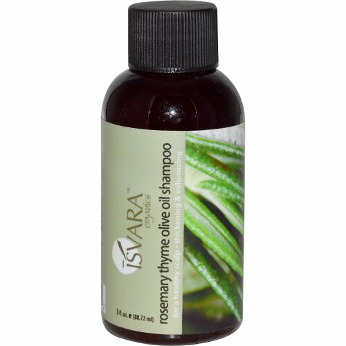 Isvara Organics, シャンプー、ローズマリー・タイム・オイル、3 液体オンス（88.72 ml） (Discontinued Item)
