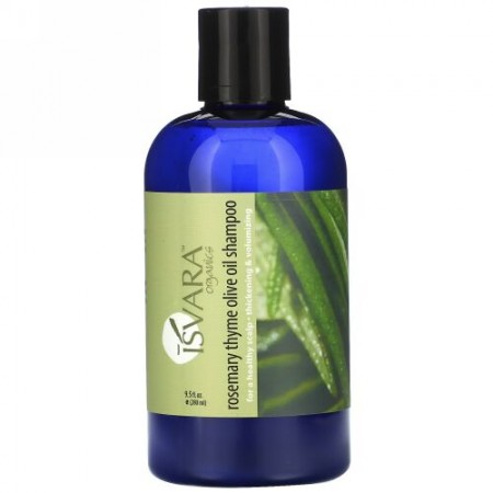 Isvara Organics, シャンプー, ローズマリー タイム オリーブオイル, 9.5 液量オンス (280 ml)