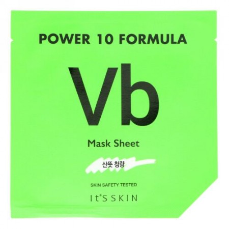It's Skin, Power 10 Formula, VB Mask Sheet, Sebum Control, 1 Sheet, 25 ml (Discontinued Item)