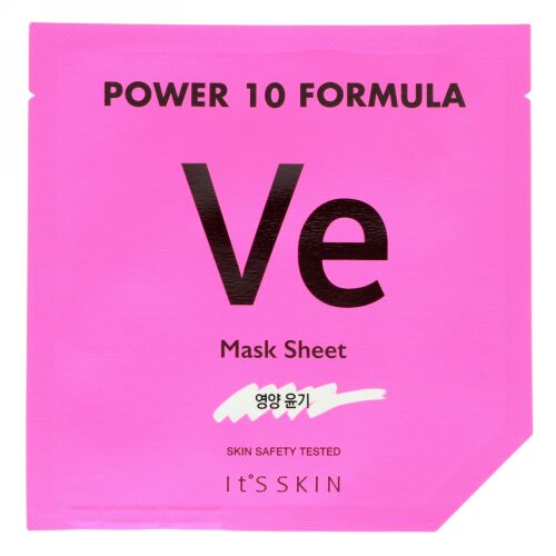 It's Skin, Power 10 Formula, VE Mask Sheet, Glow, 1 Sheet, 25 ml (Discontinued Item)