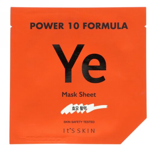 It's Skin, Power 10 Formula, YE Mask Sheet, Vitality, 1 Sheet, 25 ml  (Discontinued Item)