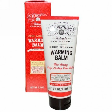 J R Watkins, 筋肉の深部まで温める塗り薬, 3.3 オンス (Discontinued Item)