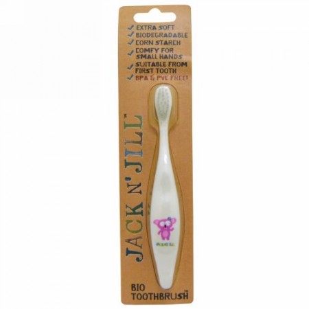Jack n' Jill, バイオ歯ブラシ、コアラ、1本 (Discontinued Item)