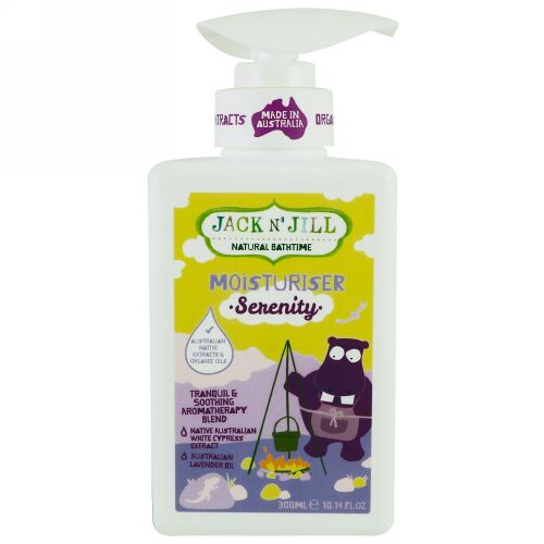 Jack n' Jill, ナチュラルバスタイム、モイスチャライザー、セレニティ、10.14液体オンス（300 ml） (Discontinued Item)