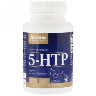 Jarrow Formulas, 5-HTP、100mg、植物性カプセル60粒