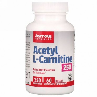 Jarrow Formulas, Acetyl L-Carnitine 250, 250 mg, 60 Veggie Caps (Discontinued Item)