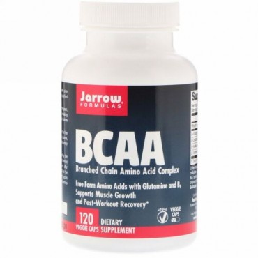 Jarrow Formulas, BCAAコンプレックス、ベジカプセル120粒