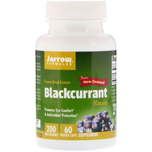 Jarrow Formulas, ブラックカラント, 200 mg, 60 ベジカプセル