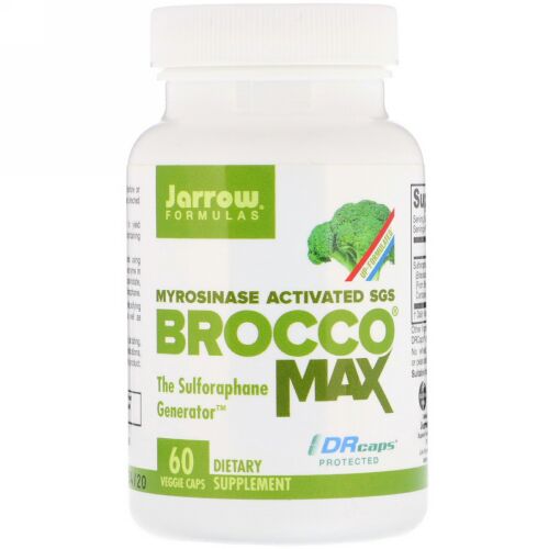 Jarrow Formulas, ブロッコマックス（BroccoMax）, 活性化ミロシナーゼ, 60カプセル