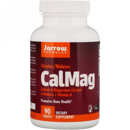Jarrow Formulas, CalMag, Citrates/Malates, 90 Tablets