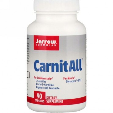 Jarrow Formulas, CarnitAll、90カプセル (Discontinued Item)