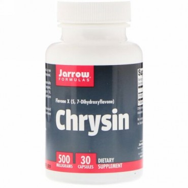 Jarrow Formulas, クリシン、500 mg、30 カプセル