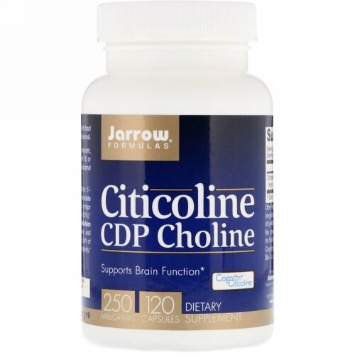 Jarrow Formulas, シチコリン, CDPコリン, 250 mg, カプセル120粒