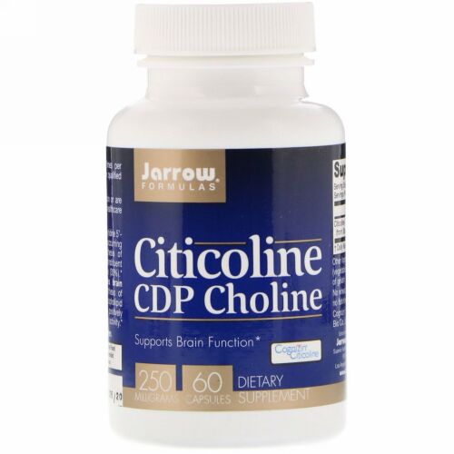 Jarrow Formulas, シチコリン、 CDPコリン、 250mg、 60カプセル