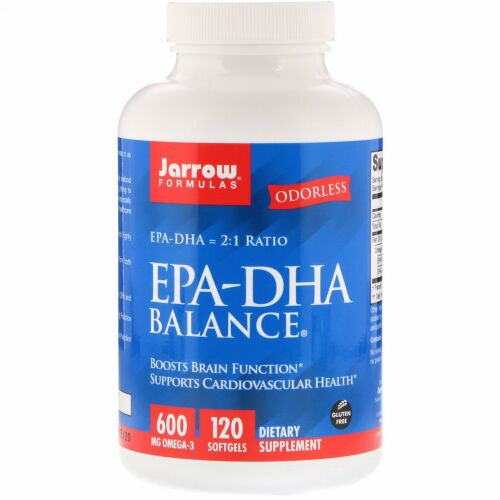 Jarrow Formulas, EPA-DHA Balance、ソフトジェル 120粒