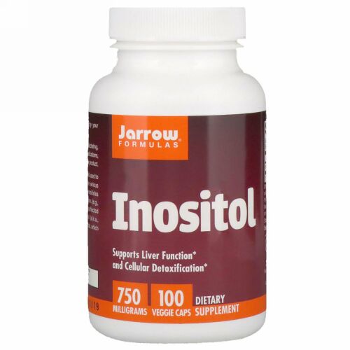 Jarrow Formulas, イノシトール、750 mg、植物性カプセル 100粒