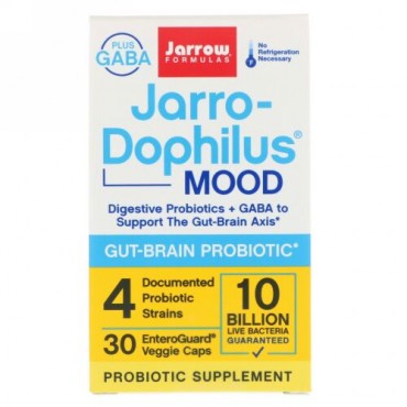 Jarrow Formulas, Jarro-Dophilus Mood, 10 Billion, 30 EnteroGuard Veggie Caps