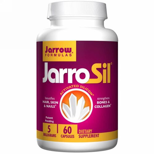 Jarrow Formulas, JarroSil、アクティべ―ティッド・シリコン、 5 mg、カプセル 60 錠 (Discontinued Item)