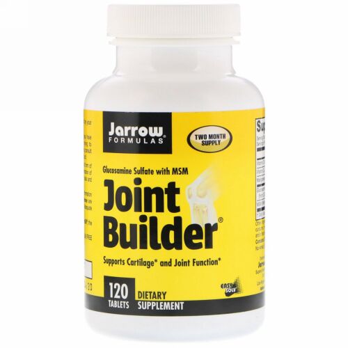 Jarrow Formulas, Joint Builder, Glucosamine Sulfate with MSM, 120 Tablets