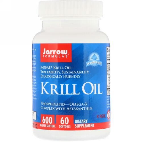 Jarrow Formulas, クリルオイル、ソフトジェル60錠