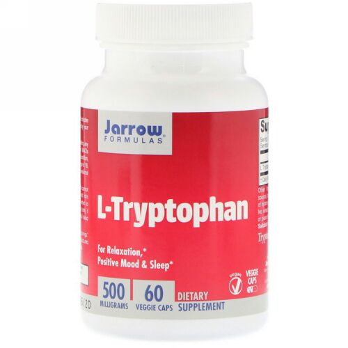 Jarrow Formulas, L-トリプトファン 500 mg、 60カプセル