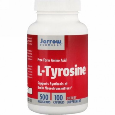 Jarrow Formulas, L-チロシン, 500 mg, 100 カプセル